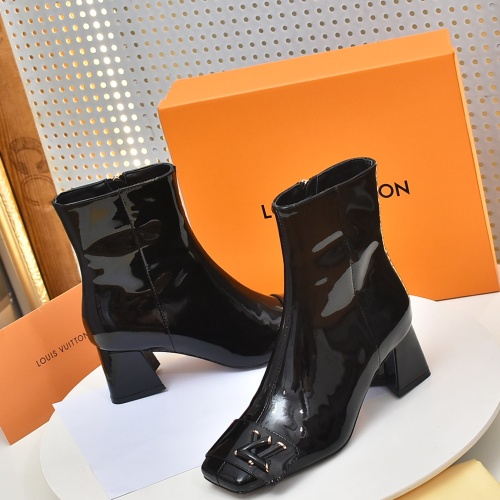 Cheap Louis Vuitton Boots For Women #1257989 Replica Wholesale [$92.00 USD] [ITEM#1257989] on Replica Louis Vuitton Boots