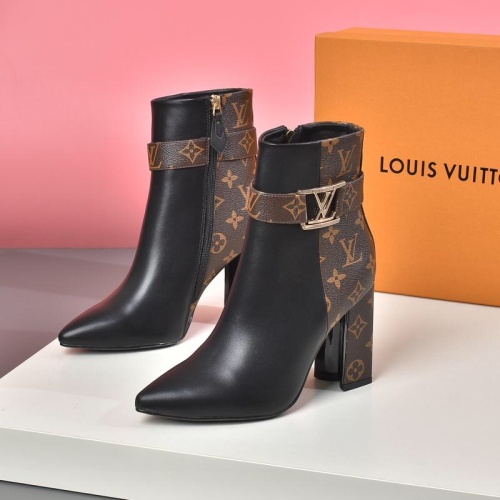 Cheap Louis Vuitton Boots For Women #1257990 Replica Wholesale [$88.00 USD] [ITEM#1257990] on Replica Louis Vuitton Boots