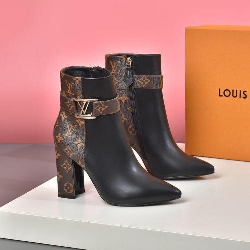 Cheap Louis Vuitton Boots For Women #1257990 Replica Wholesale [$88.00 USD] [ITEM#1257990] on Replica Louis Vuitton Boots