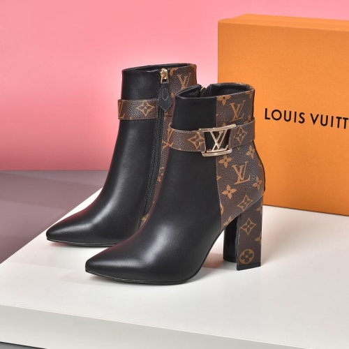 Cheap Louis Vuitton Boots For Women #1257990 Replica Wholesale [$88.00 USD] [ITEM#1257990] on Replica Louis Vuitton Boots