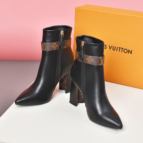 Cheap Louis Vuitton Boots For Women #1257991 Replica Wholesale [$88.00 USD] [ITEM#1257991] on Replica Louis Vuitton Boots