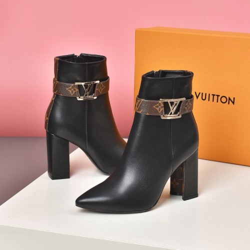 Cheap Louis Vuitton Boots For Women #1257991 Replica Wholesale [$88.00 USD] [ITEM#1257991] on Replica Louis Vuitton Boots