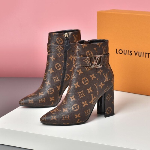 Cheap Louis Vuitton Boots For Women #1257992 Replica Wholesale [$88.00 USD] [ITEM#1257992] on Replica Louis Vuitton Boots