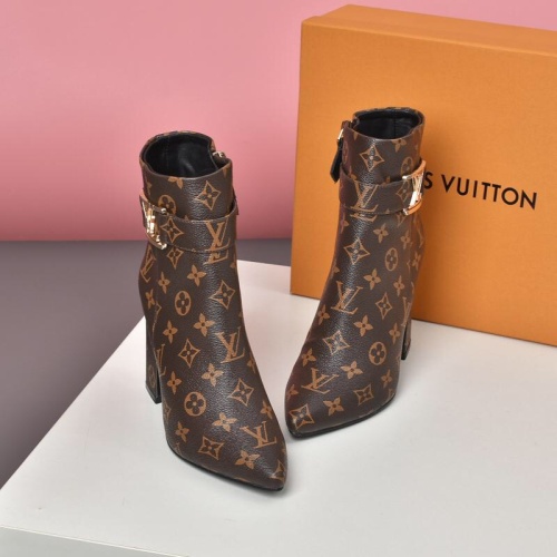 Cheap Louis Vuitton Boots For Women #1257992 Replica Wholesale [$88.00 USD] [ITEM#1257992] on Replica Louis Vuitton Boots