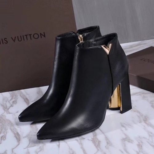 Cheap Louis Vuitton Boots For Women #1257993 Replica Wholesale [$85.00 USD] [ITEM#1257993] on Replica Louis Vuitton Boots