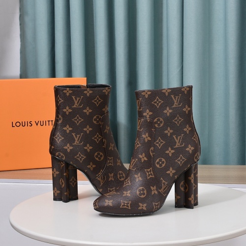 Cheap Louis Vuitton Boots For Women #1257995 Replica Wholesale [$96.00 USD] [ITEM#1257995] on Replica Louis Vuitton Boots