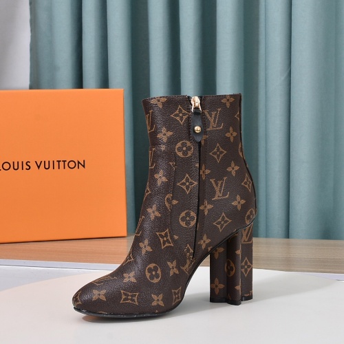 Cheap Louis Vuitton Boots For Women #1257995 Replica Wholesale [$96.00 USD] [ITEM#1257995] on Replica Louis Vuitton Boots