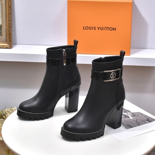 Cheap Louis Vuitton Boots For Women #1257997 Replica Wholesale [$100.00 USD] [ITEM#1257997] on Replica Louis Vuitton Boots