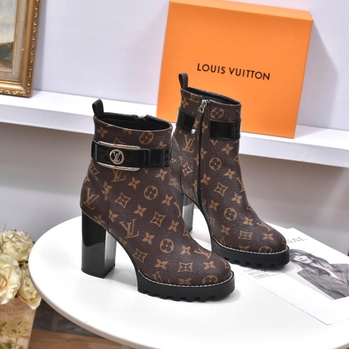 Cheap Louis Vuitton Boots For Women #1257998 Replica Wholesale [$100.00 USD] [ITEM#1257998] on Replica Louis Vuitton Boots