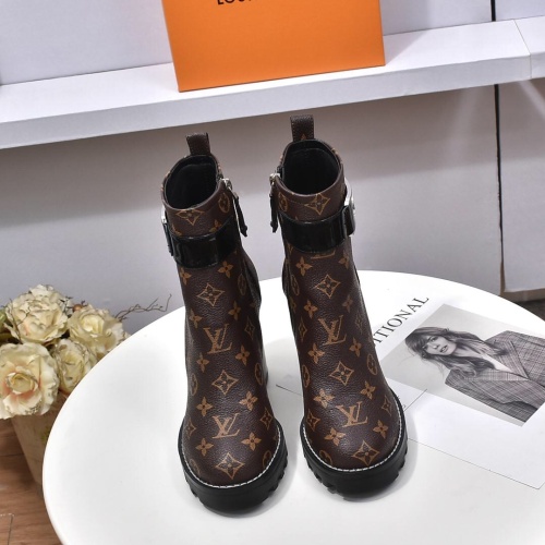 Cheap Louis Vuitton Boots For Women #1257998 Replica Wholesale [$100.00 USD] [ITEM#1257998] on Replica Louis Vuitton Boots