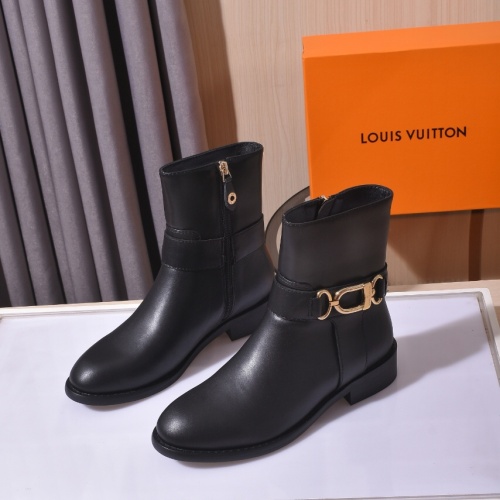 Cheap Louis Vuitton Boots For Women #1258002 Replica Wholesale [$100.00 USD] [ITEM#1258002] on Replica Louis Vuitton Boots