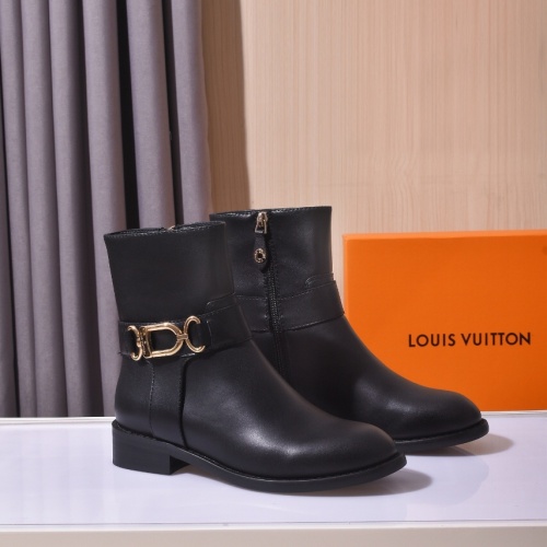 Cheap Louis Vuitton Boots For Women #1258002 Replica Wholesale [$100.00 USD] [ITEM#1258002] on Replica Louis Vuitton Boots