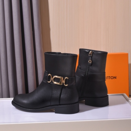 Cheap Louis Vuitton Boots For Women #1258002 Replica Wholesale [$100.00 USD] [ITEM#1258002] on Replica Louis Vuitton Boots