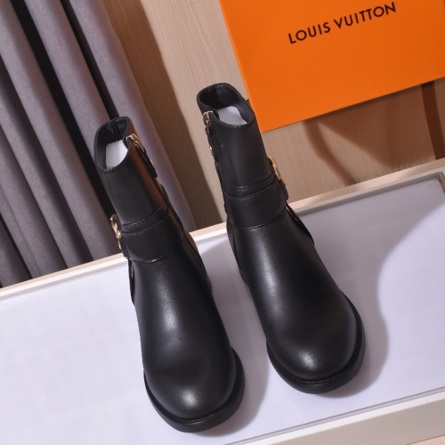 Cheap Louis Vuitton Boots For Women #1258002 Replica Wholesale [$100.00 USD] [ITEM#1258002] on Replica Louis Vuitton Boots