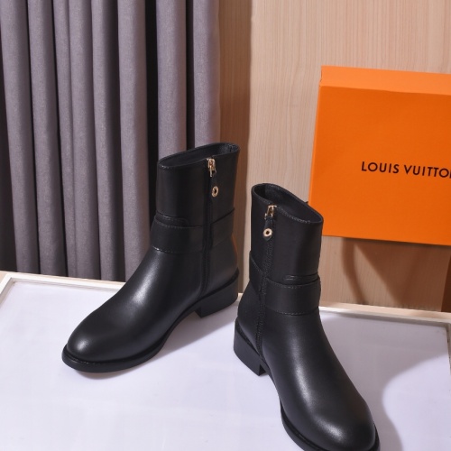 Cheap Louis Vuitton Boots For Women #1258002 Replica Wholesale [$100.00 USD] [ITEM#1258002] on Replica Louis Vuitton Boots