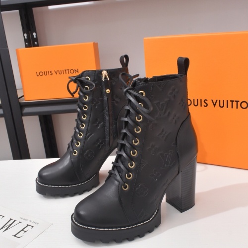 Cheap Louis Vuitton Boots For Women #1258003 Replica Wholesale [$100.00 USD] [ITEM#1258003] on Replica Louis Vuitton Boots