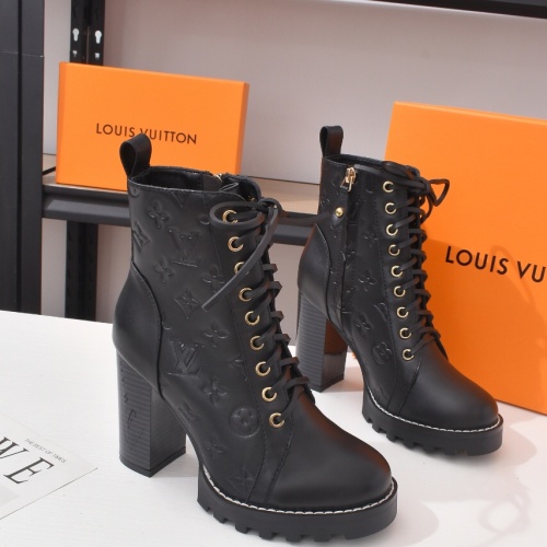 Cheap Louis Vuitton Boots For Women #1258003 Replica Wholesale [$100.00 USD] [ITEM#1258003] on Replica Louis Vuitton Boots