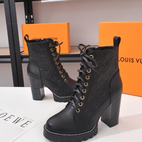 Cheap Louis Vuitton Boots For Women #1258003 Replica Wholesale [$100.00 USD] [ITEM#1258003] on Replica Louis Vuitton Boots