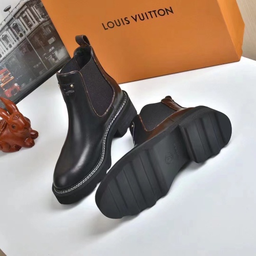 Cheap Louis Vuitton Boots For Women #1258005 Replica Wholesale [$96.00 USD] [ITEM#1258005] on Replica Louis Vuitton Boots