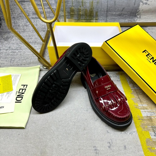 Cheap Fendi Leather Shoes For Women #1258026 Replica Wholesale [$102.00 USD] [ITEM#1258026] on Replica Fendi Leather Shoes