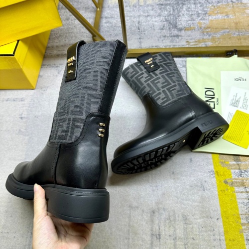 Cheap Fendi Fashion Boots For Women #1258032 Replica Wholesale [$108.00 USD] [ITEM#1258032] on Replica Fendi Fashion Boots