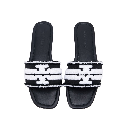 Cheap Tory Burch TB Slippers For Women #1258036 Replica Wholesale [$82.00 USD] [ITEM#1258036] on Replica Tory Burch TB Slippers