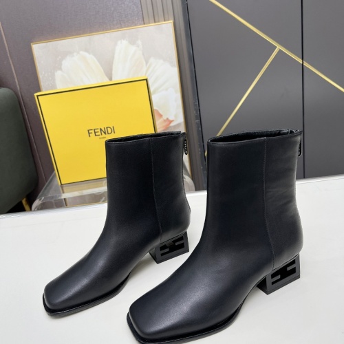 Cheap Fendi Fashion Boots For Women #1258045 Replica Wholesale [$122.00 USD] [ITEM#1258045] on Replica Fendi Fashion Boots