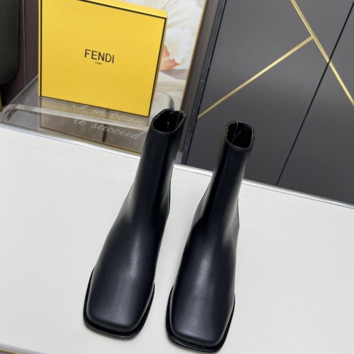 Cheap Fendi Fashion Boots For Women #1258045 Replica Wholesale [$122.00 USD] [ITEM#1258045] on Replica Fendi Fashion Boots