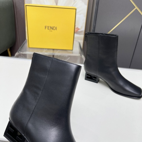 Cheap Fendi Fashion Boots For Women #1258045 Replica Wholesale [$122.00 USD] [ITEM#1258045] on Replica Fendi Fashion Boots