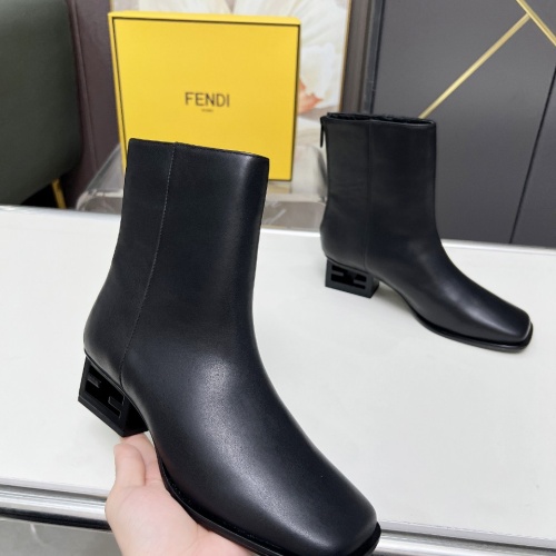 Cheap Fendi Fashion Boots For Women #1258045 Replica Wholesale [$122.00 USD] [ITEM#1258045] on Replica Fendi Fashion Boots