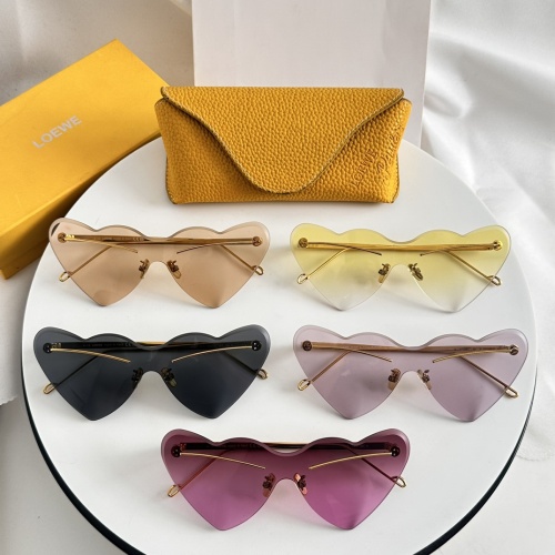 Cheap LOEWE AAA Quality Sunglasses #1258122 Replica Wholesale [$56.00 USD] [ITEM#1258122] on Replica LOEWE AAA Quality Sunglasses