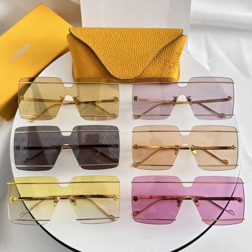 Cheap LOEWE AAA Quality Sunglasses #1258128 Replica Wholesale [$56.00 USD] [ITEM#1258128] on Replica LOEWE AAA Quality Sunglasses