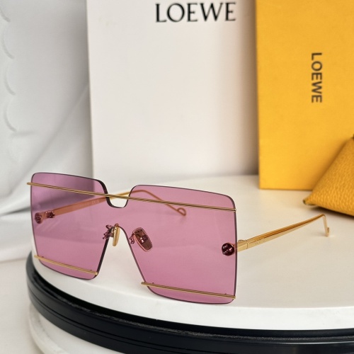 Cheap LOEWE AAA Quality Sunglasses #1258132 Replica Wholesale [$56.00 USD] [ITEM#1258132] on Replica LOEWE AAA Quality Sunglasses