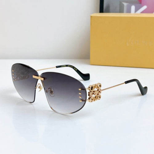 Cheap LOEWE AAA Quality Sunglasses #1258140 Replica Wholesale [$64.00 USD] [ITEM#1258140] on Replica LOEWE AAA Quality Sunglasses