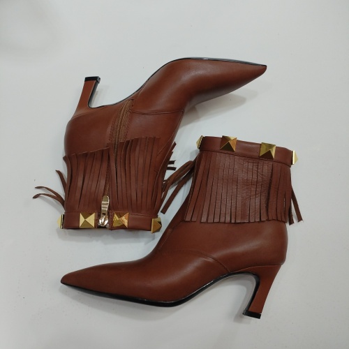 Cheap Valentino Boots For Women #1258148 Replica Wholesale [$118.00 USD] [ITEM#1258148] on Replica Valentino Boots