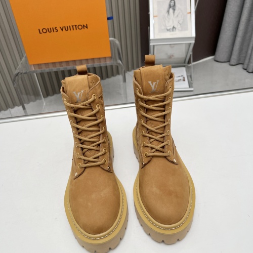 Cheap Louis Vuitton Boots For Women #1258152 Replica Wholesale [$115.00 USD] [ITEM#1258152] on Replica Louis Vuitton Boots