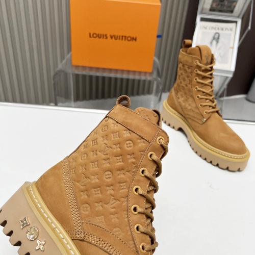 Cheap Louis Vuitton Boots For Women #1258152 Replica Wholesale [$115.00 USD] [ITEM#1258152] on Replica Louis Vuitton Boots