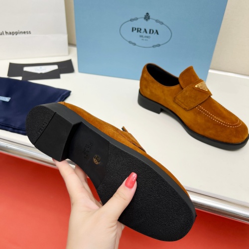 Cheap Prada Leather Shoes For Women #1258155 Replica Wholesale [$102.00 USD] [ITEM#1258155] on Replica Prada Leather Shoes