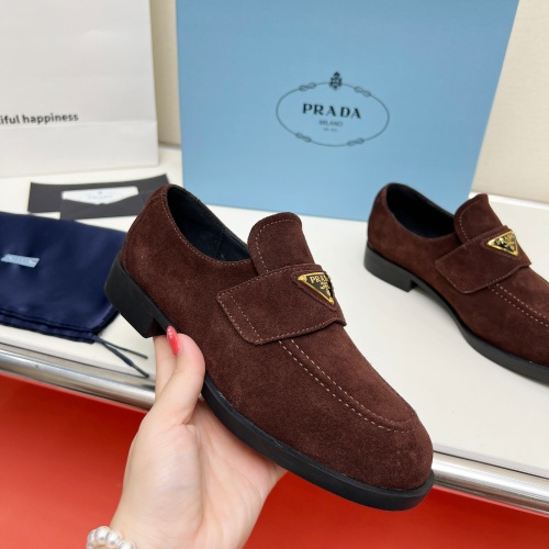 Cheap Prada Leather Shoes For Women #1258156 Replica Wholesale [$102.00 USD] [ITEM#1258156] on Replica Prada Leather Shoes