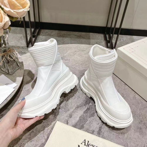 Cheap Alexander McQueen Boots For Women #1258159 Replica Wholesale [$130.00 USD] [ITEM#1258159] on Replica Alexander McQueen Boots