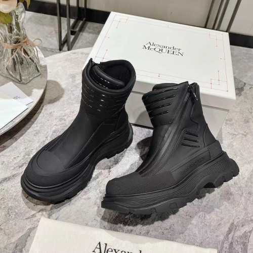 Cheap Alexander McQueen Boots For Men #1258162 Replica Wholesale [$130.00 USD] [ITEM#1258162] on Replica Alexander McQueen Boots