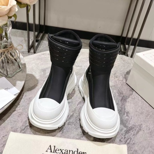 Cheap Alexander McQueen Boots For Women #1258163 Replica Wholesale [$130.00 USD] [ITEM#1258163] on Replica Alexander McQueen Boots