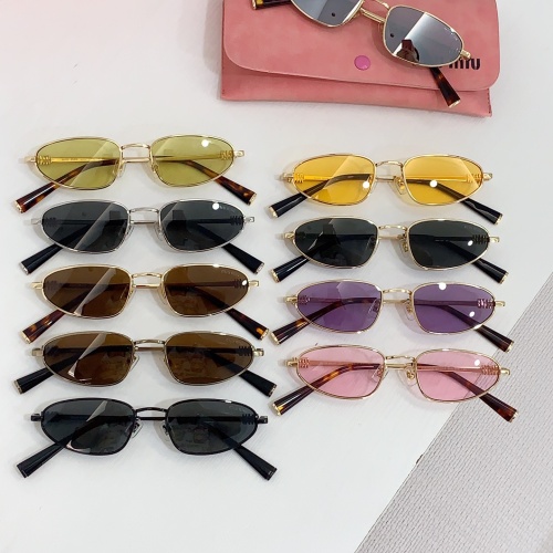 Cheap MIU MIU AAA Quality Sunglasses #1258166 Replica Wholesale [$56.00 USD] [ITEM#1258166] on Replica MIU MIU AAA Sunglasses