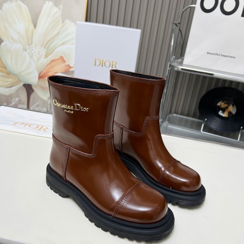 Cheap Christian Dior Boots For Women #1258174 Replica Wholesale [$112.00 USD] [ITEM#1258174] on Replica Christian Dior Boots