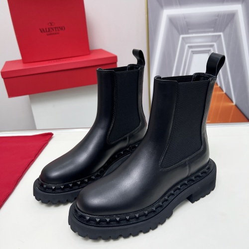 Cheap Valentino Boots For Women #1258194 Replica Wholesale [$105.00 USD] [ITEM#1258194] on Replica Valentino Boots