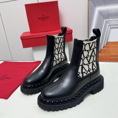 Cheap Valentino Boots For Women #1258195 Replica Wholesale [$105.00 USD] [ITEM#1258195] on Replica Valentino Boots