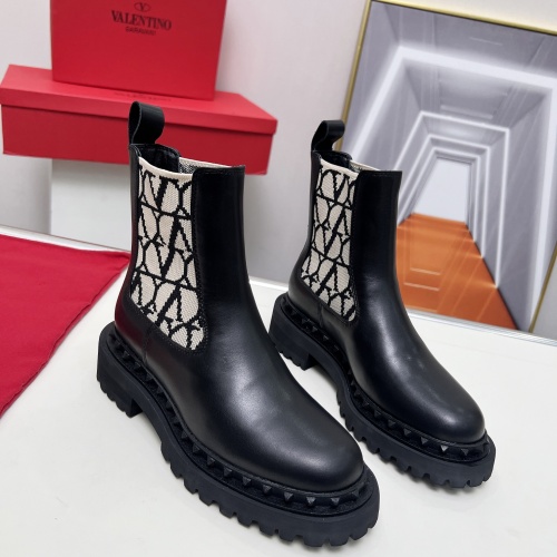 Cheap Valentino Boots For Women #1258195 Replica Wholesale [$105.00 USD] [ITEM#1258195] on Replica Valentino Boots