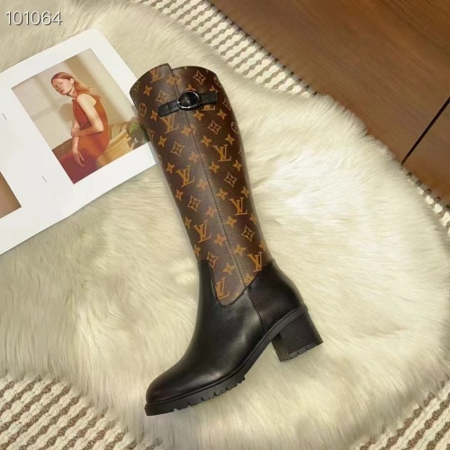 Cheap Louis Vuitton Boots For Women #1258214 Replica Wholesale [$128.00 USD] [ITEM#1258214] on Replica Louis Vuitton Boots