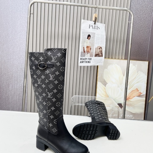 Cheap Louis Vuitton Boots For Women #1258228 Replica Wholesale [$128.00 USD] [ITEM#1258228] on Replica Louis Vuitton Boots