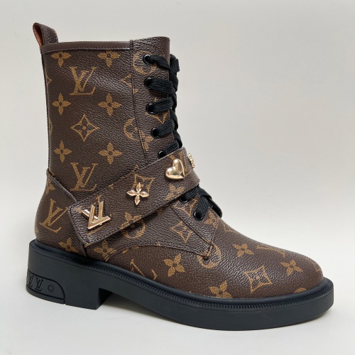 Cheap Louis Vuitton Boots For Women #1258241 Replica Wholesale [$105.00 USD] [ITEM#1258241] on Replica Louis Vuitton Boots